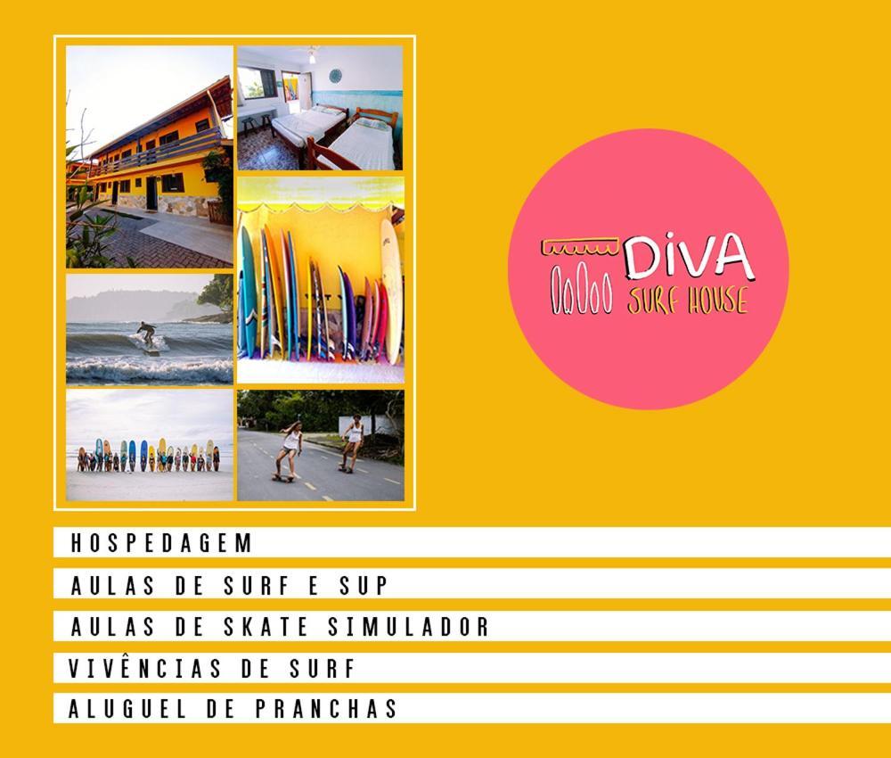 Diva Surf Quartos Ubatuba Exterior foto